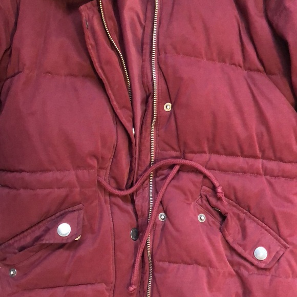 Burgundy winter jacket - Picture 2 of 4